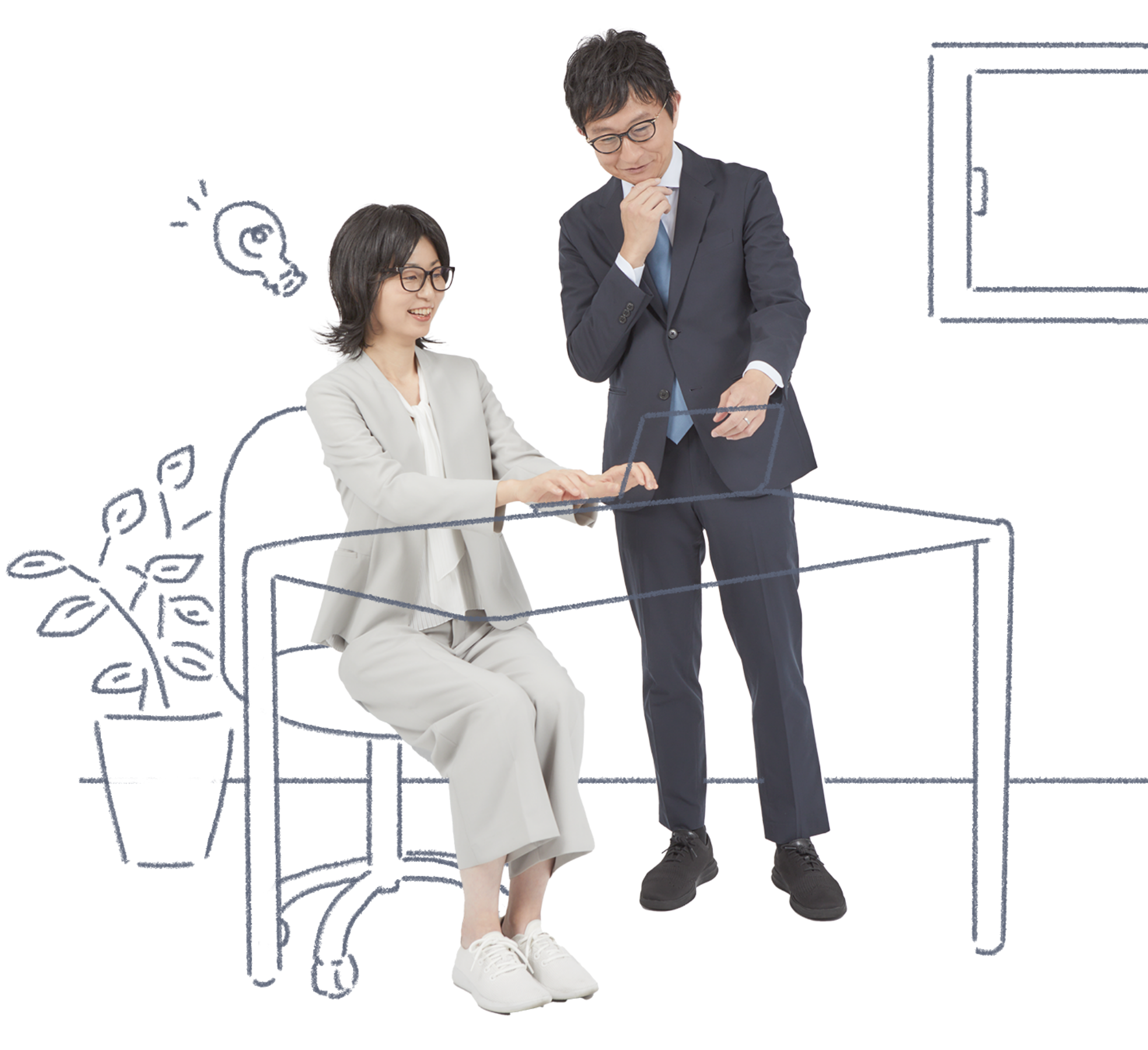 新生活シーズンは眼鏡をポイントに